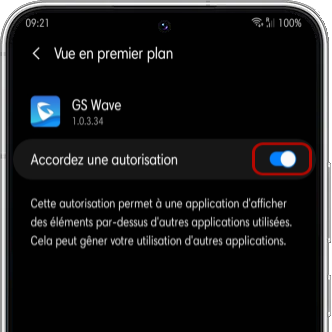 Accorder l'autorisation pour l'affichage des popups